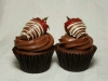 Cupcakes San Valentín: Chocolate y fresa