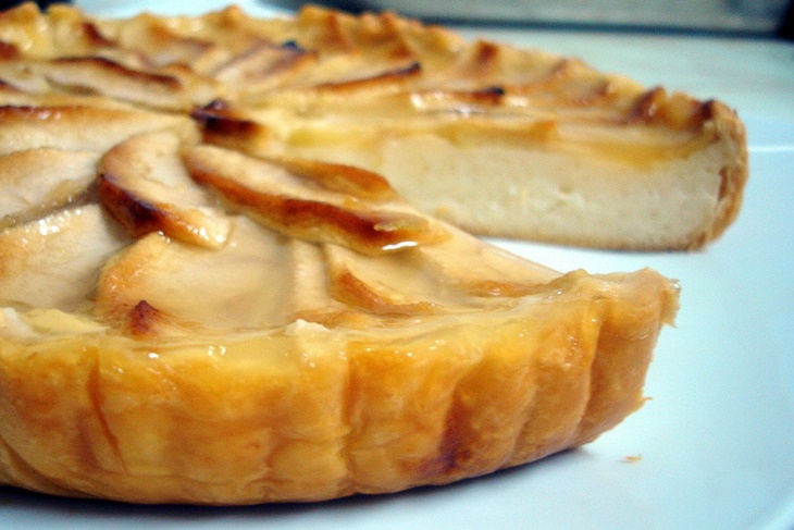 Tarta de manzana con hojaldre: Receta tradicional