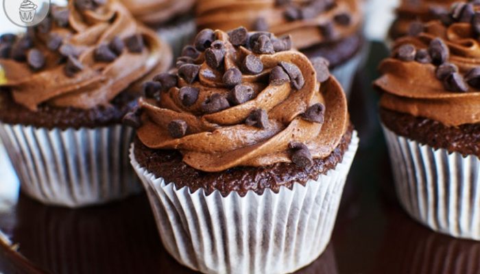 Cupcakes de triple chocolate con buttercream: Receta dulce y vistosa