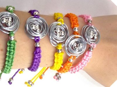 Pulseras de hilo con nudos: cómo hacerlas