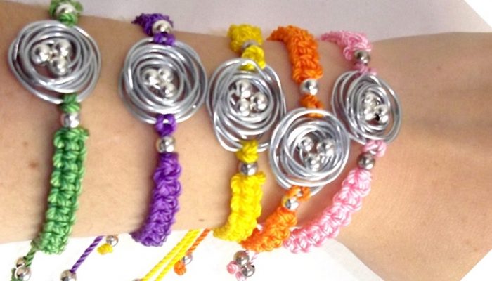 Pulseras de hilo con nudos: cómo hacerlas