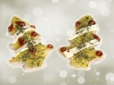 Canapés de Navidad para niños: Recetas fáciles paso a paso