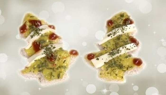 Canapés de Navidad para niños: Recetas fáciles paso a paso
