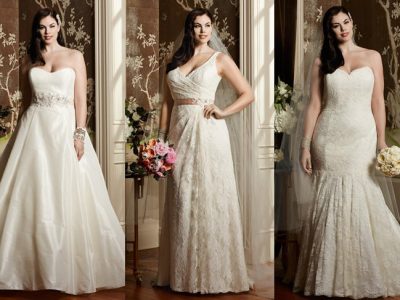 Vestidos de novia tallas grandes: los más favorecedores