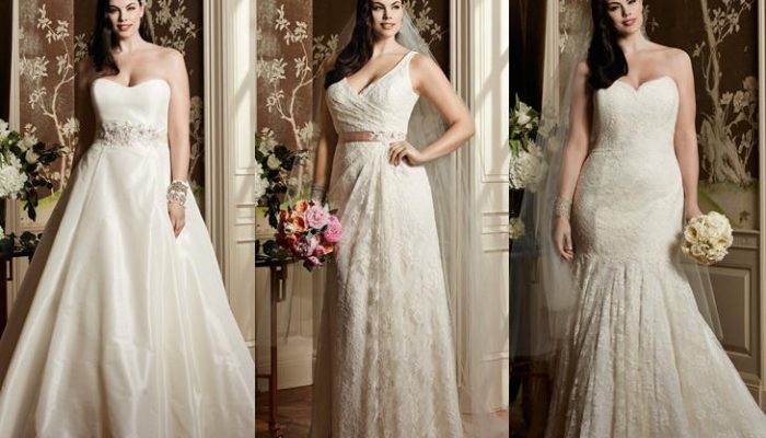 Vestidos de novia tallas grandes: los más favorecedores