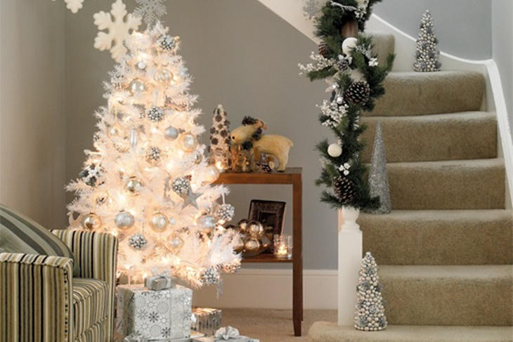 Árbol de Navidad blanco: Cómo decorarlo para que sea vistoso