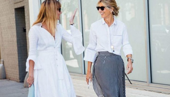 Camisa blanca mujer: looks casual chic