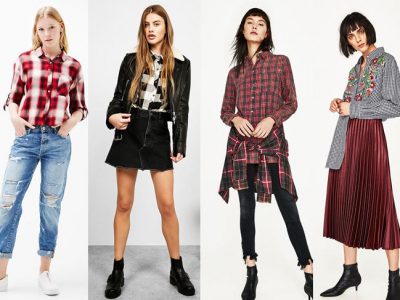 Cómo combinar camisas de cuadros: looks de mujer