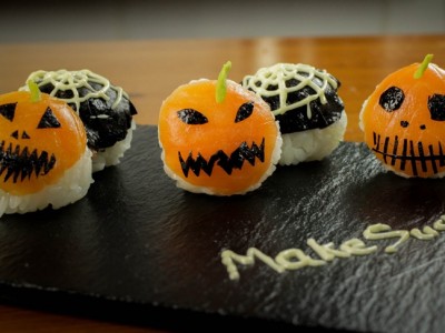 Sushi para Halloween: Receta japonesa paso a paso