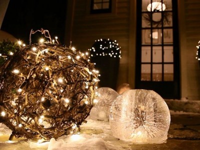 5 ideas para decorar tu jardín en Navidad