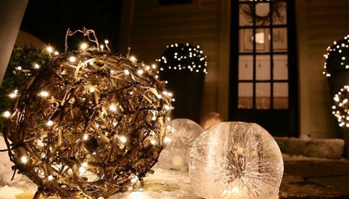 5 ideas para decorar tu jardín en Navidad