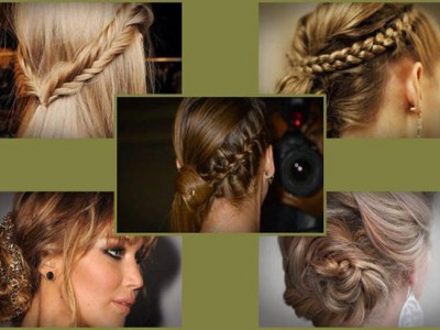 Peinados con trenzas para Nochevieja 2015