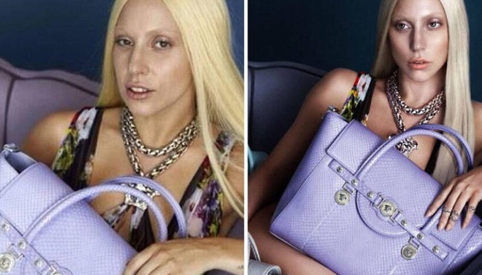 Los photoshop de las famosas más comentados Lady Gaga