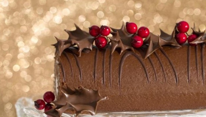 Tronco de Navidad relleno de trufa: Receta fácil paso a paso