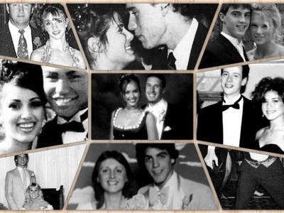 Famosos en su baile de graduación