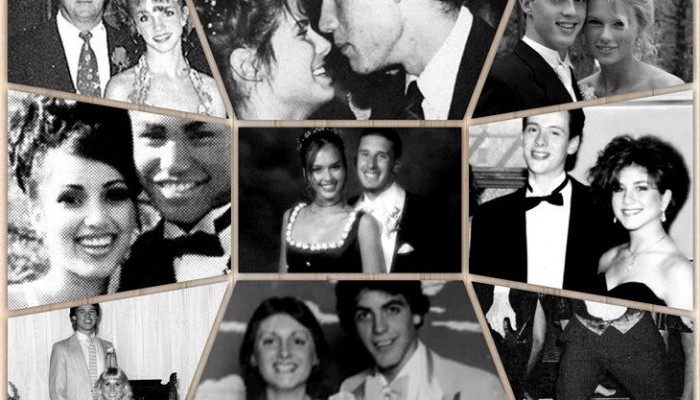 Famosos en su baile de graduación