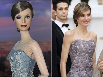 La Reina Letizia se convierte en una muñeca Barbie