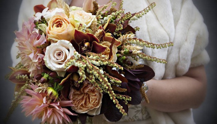 Ramos de novia de otoño vintage