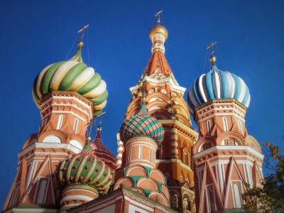 Caminando por Moscú: Catedral San Basilio cúpulas