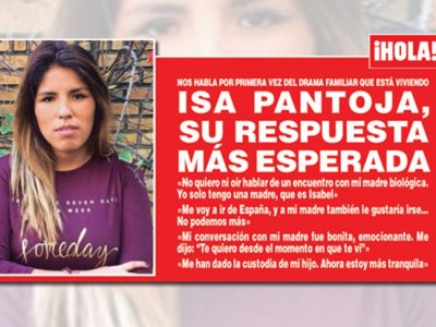 Chabelita contesta firmemente a su madre biológica