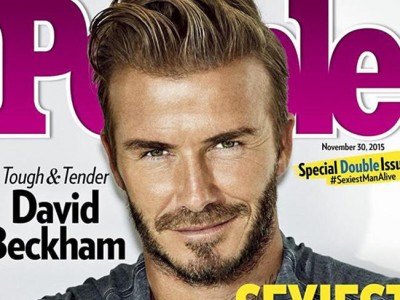 David Beckham el hombre más atractivo del mundo para 'People'