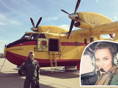 Edurne una chica de altos vuelos con las Fuerzas Aéreas