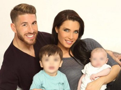 Pilar Rubio y Sergio Ramos comparten su primera foto con sus dos hijos