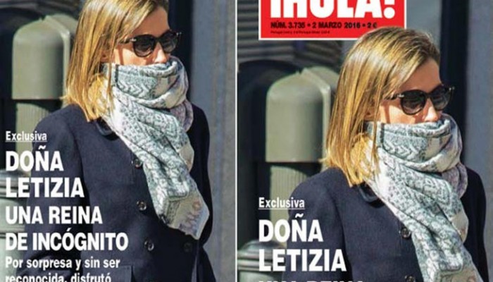 Reina Letizia, paseo de incógnito por las calles de Madrid