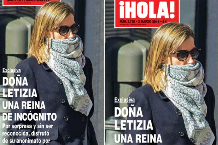 Reina Letizia, paseo de incógnito por las calles de Madrid