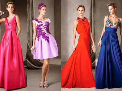 Pronovias vestidos de fiesta 2017: colección llena de color