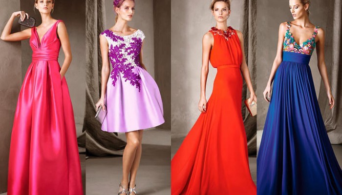 Pronovias vestidos de fiesta 2017: colección llena de color