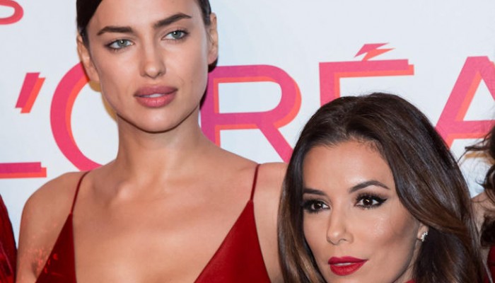 Irina Shayk y Eva Longoria chicas L'Orèal en París
