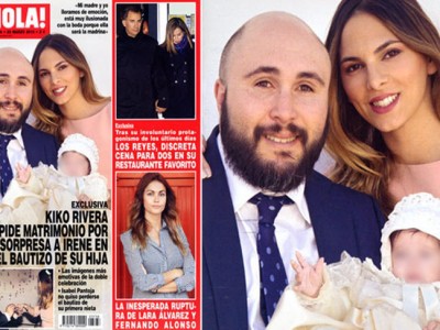Kiko Rivera e Irene Rosales: exclusiva del bautizo sin Isabel Pantoja