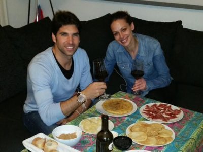 Eva González y Cayetano Rivera noche de cena y MasterChef