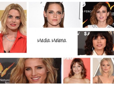 Media melena, el corte de pelo preferido de las famosas