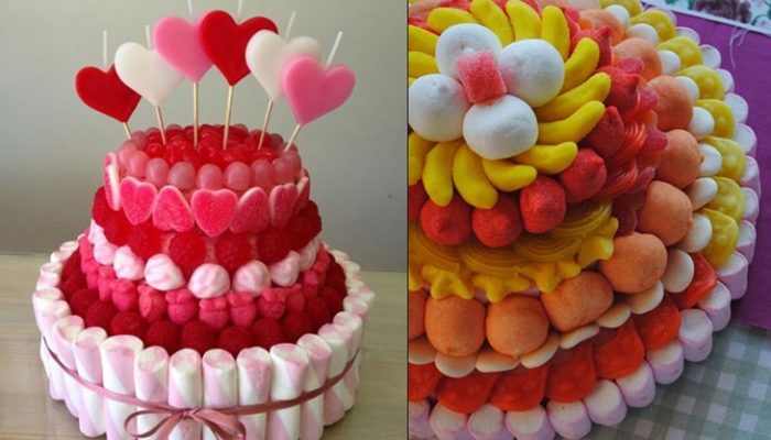 Tarta de chuches sencilla: Cómo hacerla paso a paso