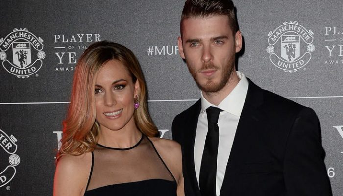 Edurne y David De Gea los más elegantes en la fiesta del Manchester United