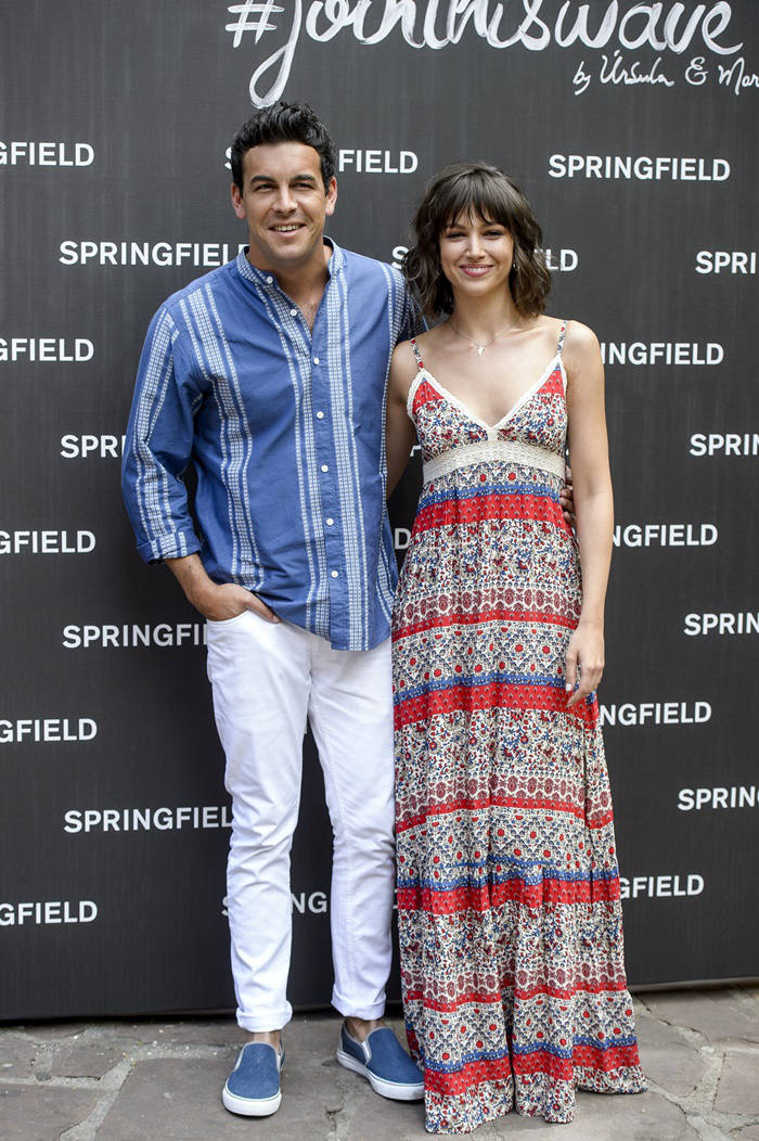 Mario Casas y Úrsula Corberó en la presentación de la campaña de Springfield