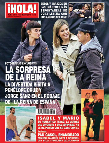 La Reina Letizia y Penélope Cruz en la portada de ¡Hola!