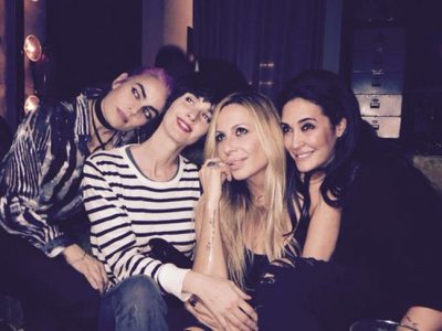 Vicky Martín Berrocal y Paz Vega en el 50º cumpleaños de Marta Sánchez