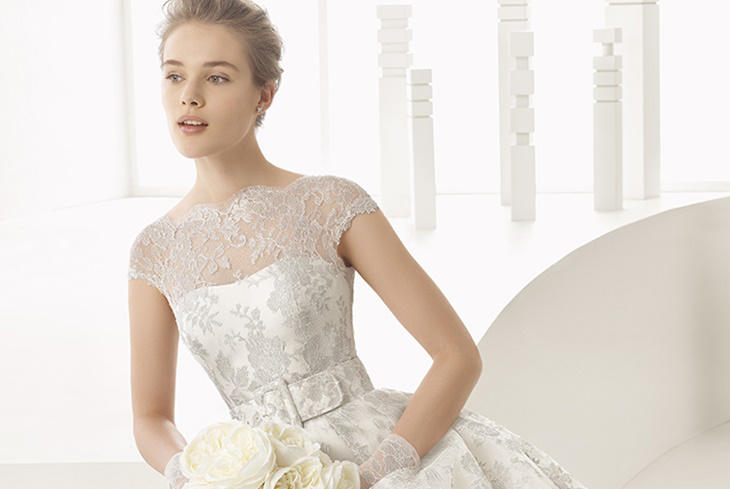 Rosa Clará vestidos de novia 2017, colección delicada