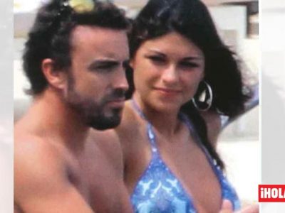 Fernando Alonso primeras fotos con la ex de Valentino Rossi