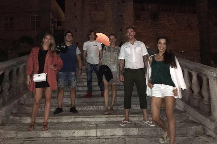 Pilar Rubio y Sergio Ramos, vacaciones en Croacia con amigos