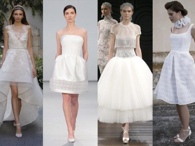 Vestidos de novia cortos 2017, ¡marca la diferencia!