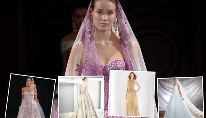 Vestidos de novia de colores 2017, ¡sé única!