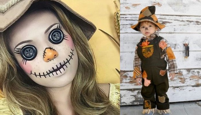 Disfraz de espantapájaros para niños en Halloween: Los pasos