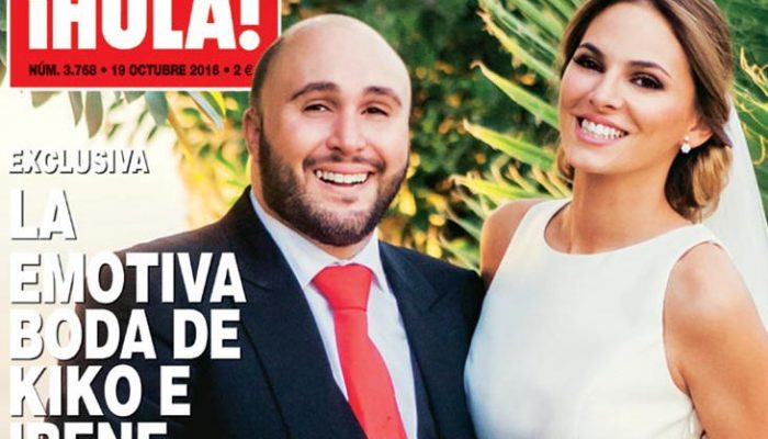 Kiko Rivera e Irene Rosales boda con portada exclusiva con Isabel Pantoja