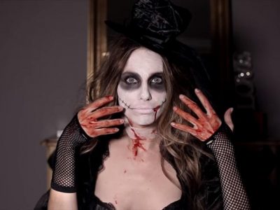 Vanesa Romero muestra su terrorífico maquillaje de Halloween