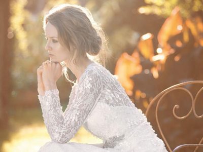 Vestidos de novia de manga larga 2017, estilo sofisticado