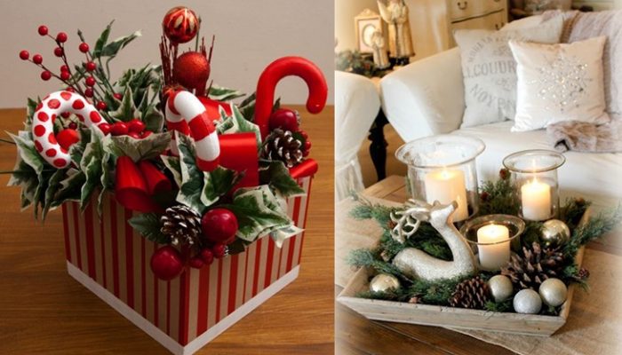 5 centros de mesa de Navidad únicos y originales